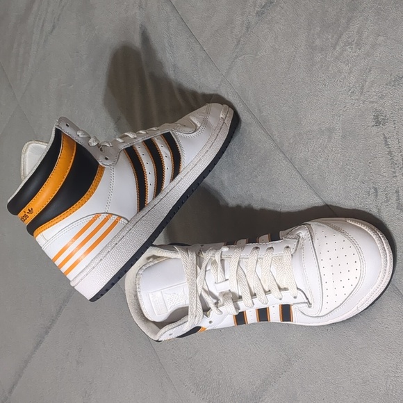 Adidas Women Original Top Ten RB W Casuals GV9440 orange stripes size 10 - Picture 4 of 11